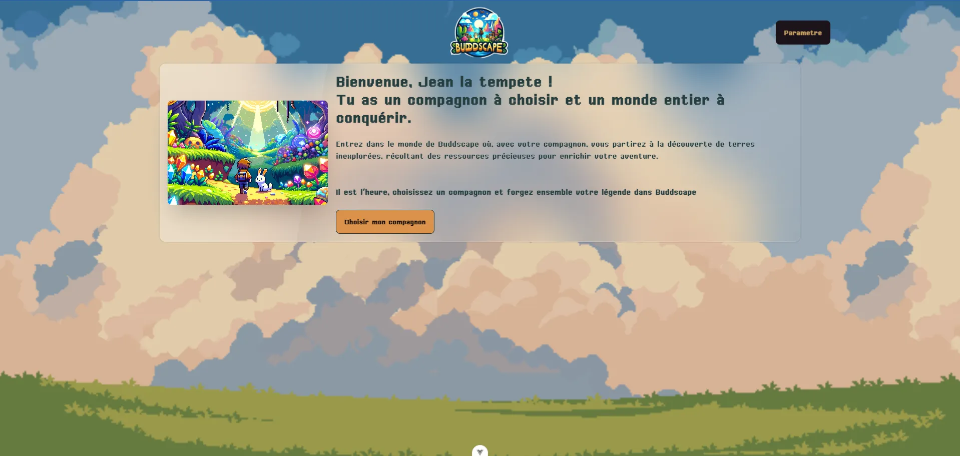 Buddscape - interface farming