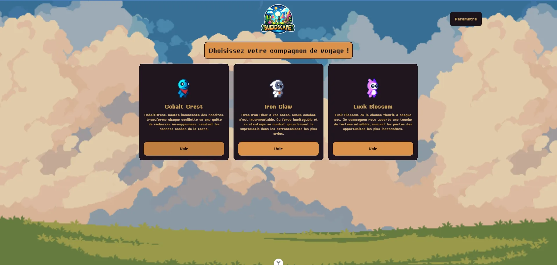 Buddscape - progression