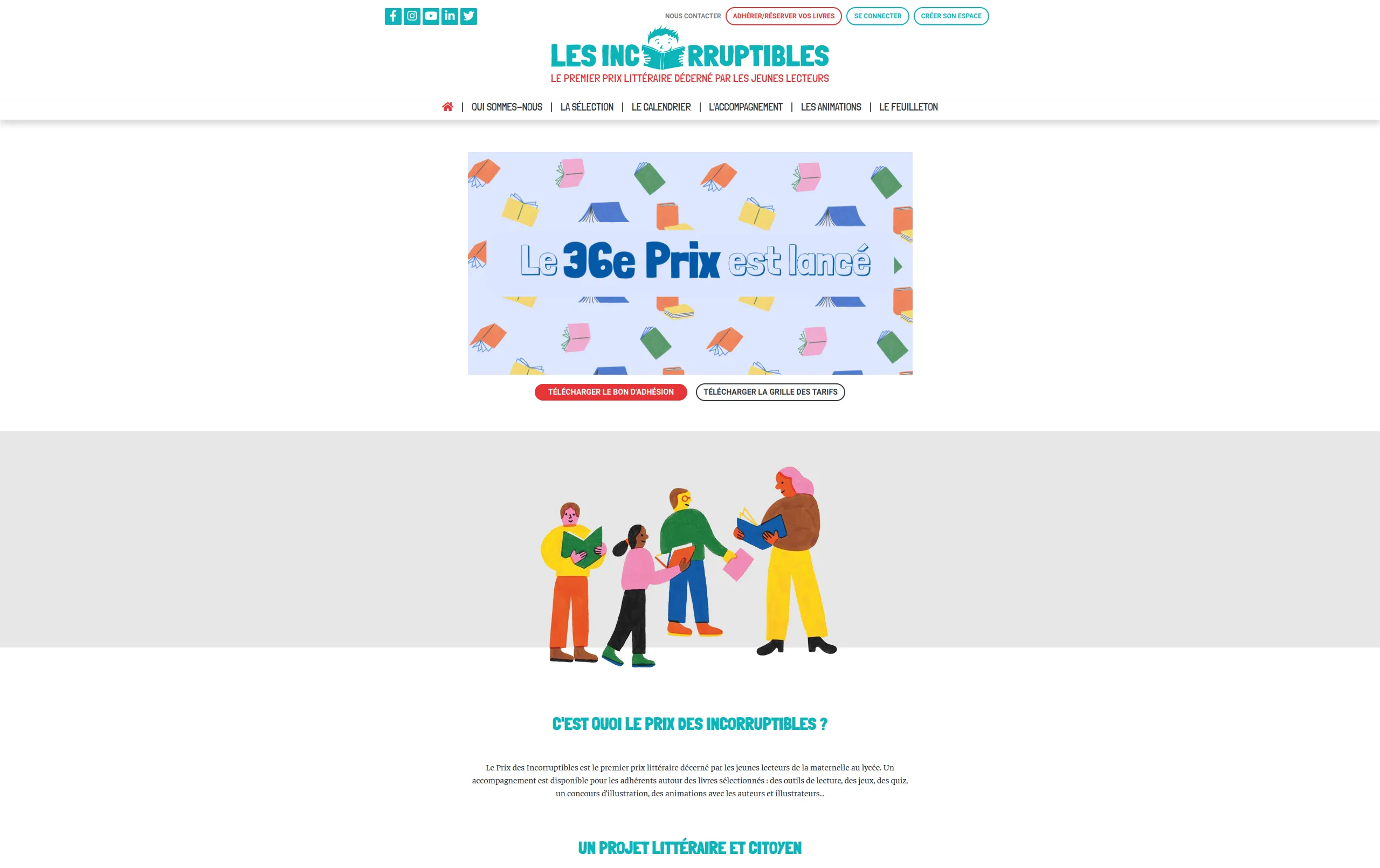 Capture du projet Les Incorruptibles