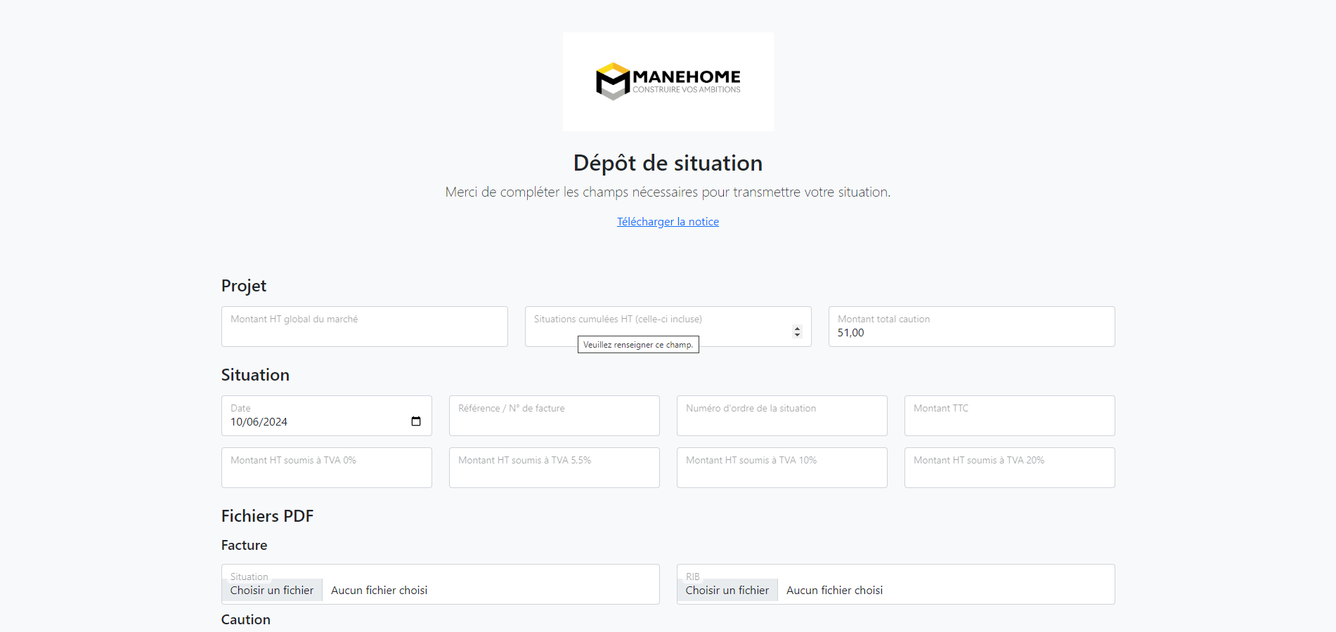 Intranet Manehome