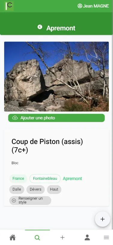 Projet C - profil utilisateur